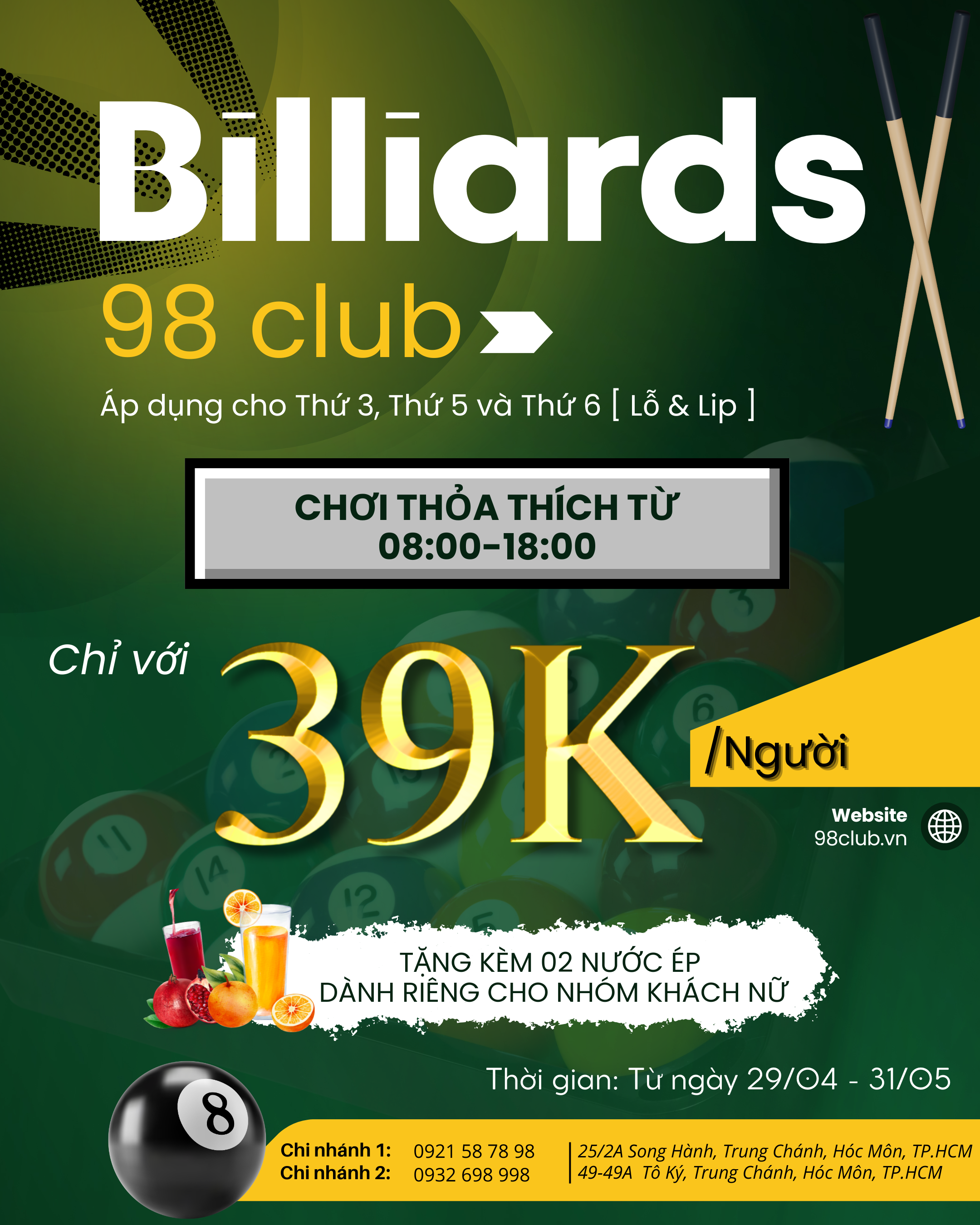 Buffet giờ chơi 39k